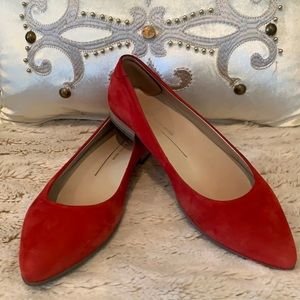 Ecco Red Suede flat size 38 US 7.5